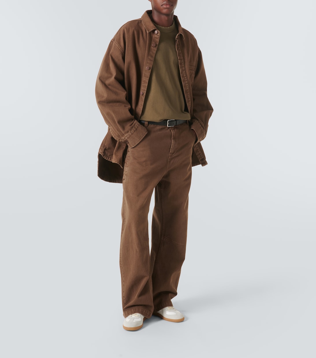 Herculean denim overshirt | Entire Studios