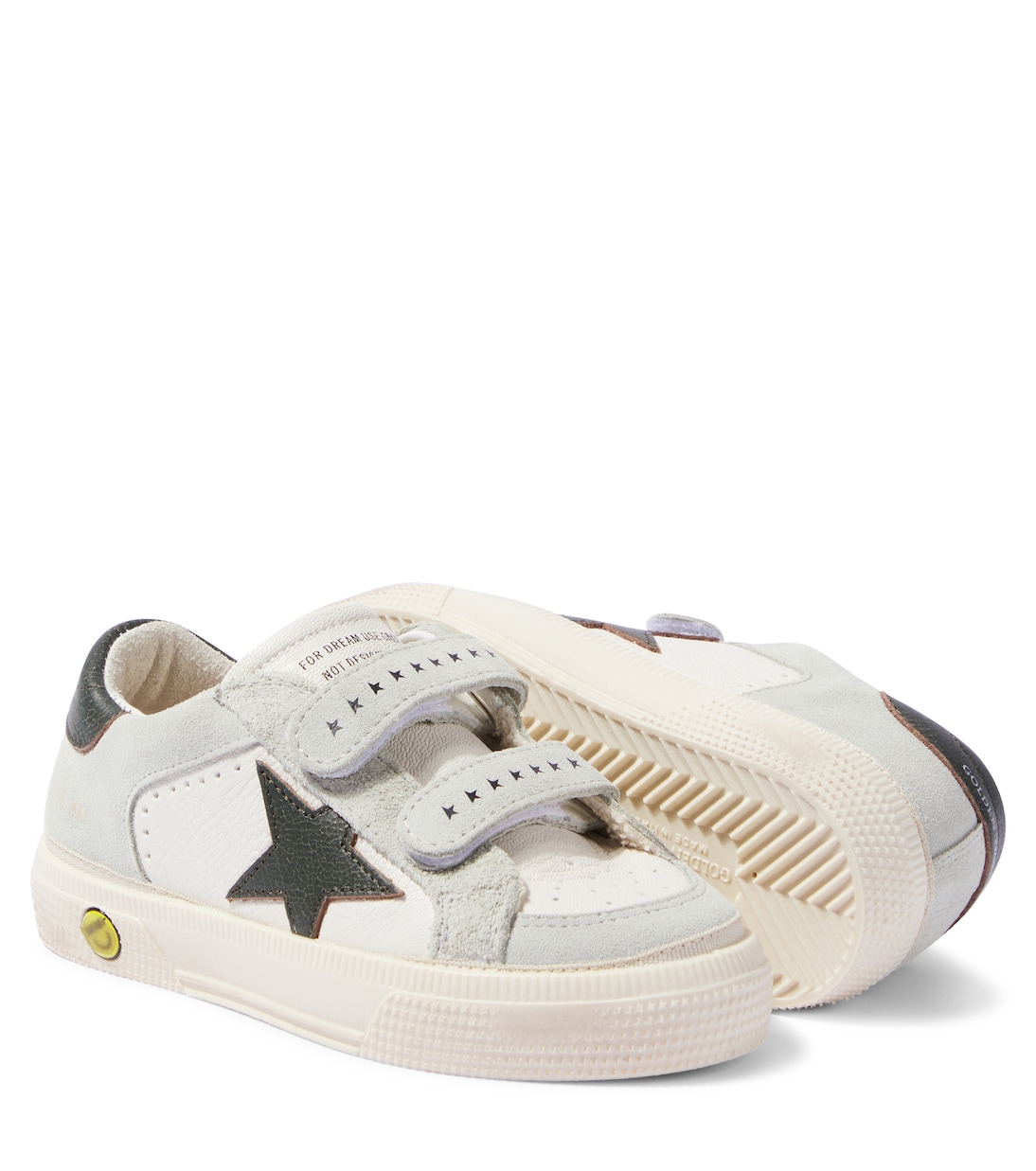 May School suede and leather sneakers | Golden Goose Kids