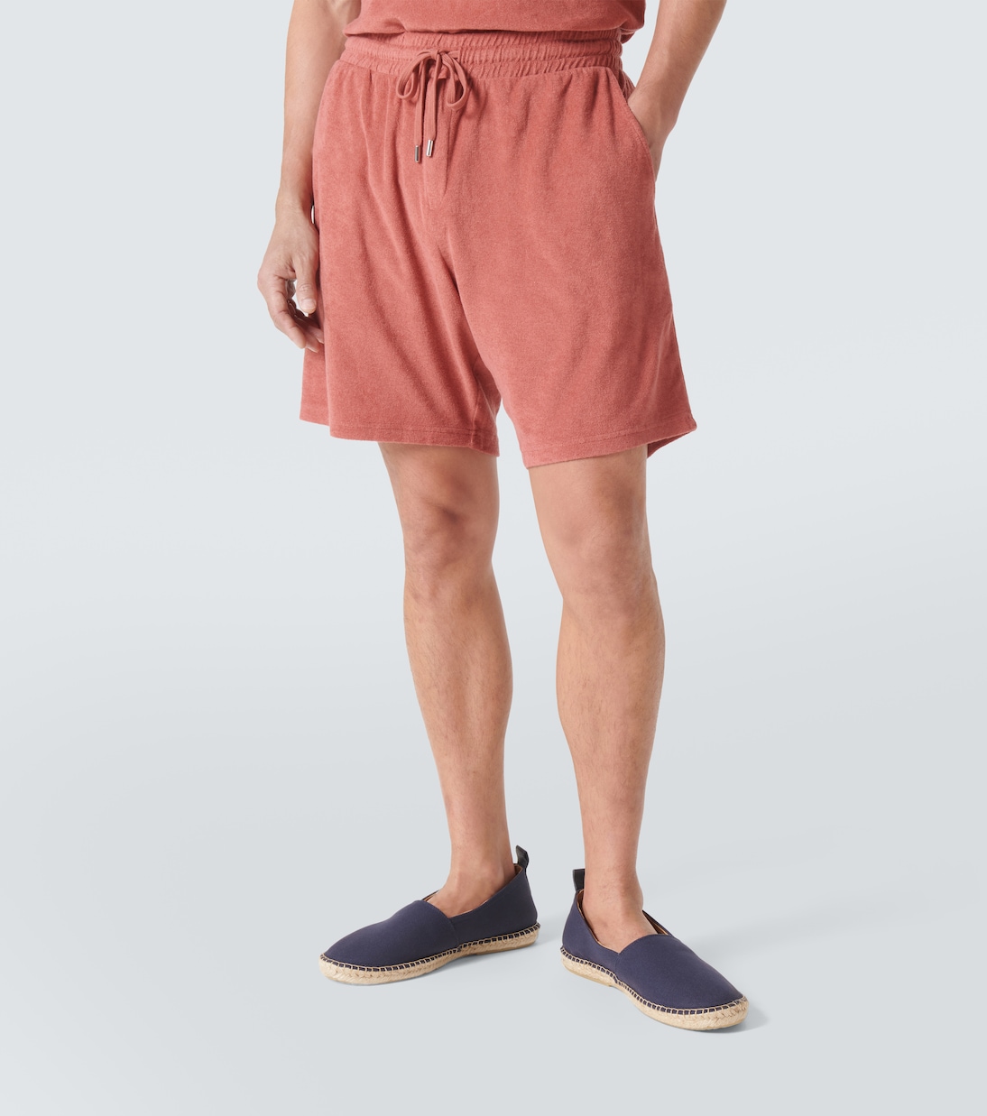Cotton-blend terry shorts | Frescobol Carioca