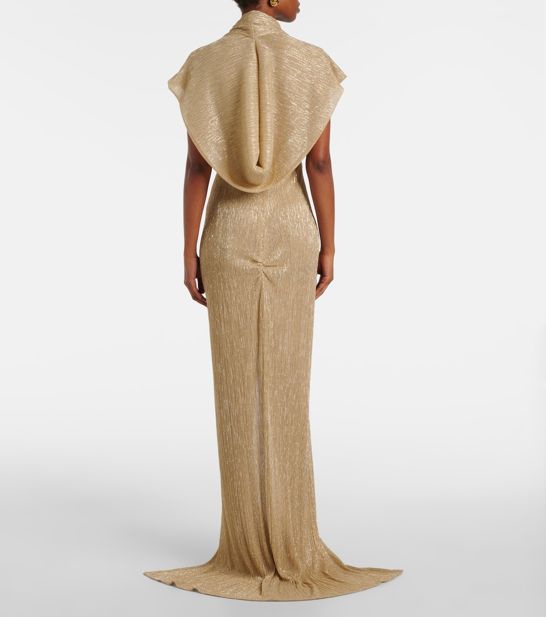 Robe longue Eva en lamé | Costarellos