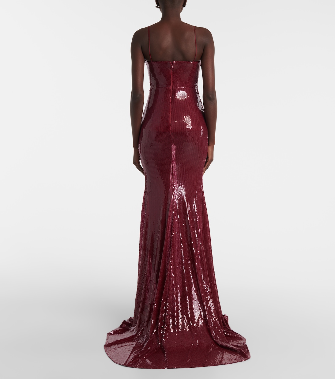 Robe longue corset à sequins | Alex Perry