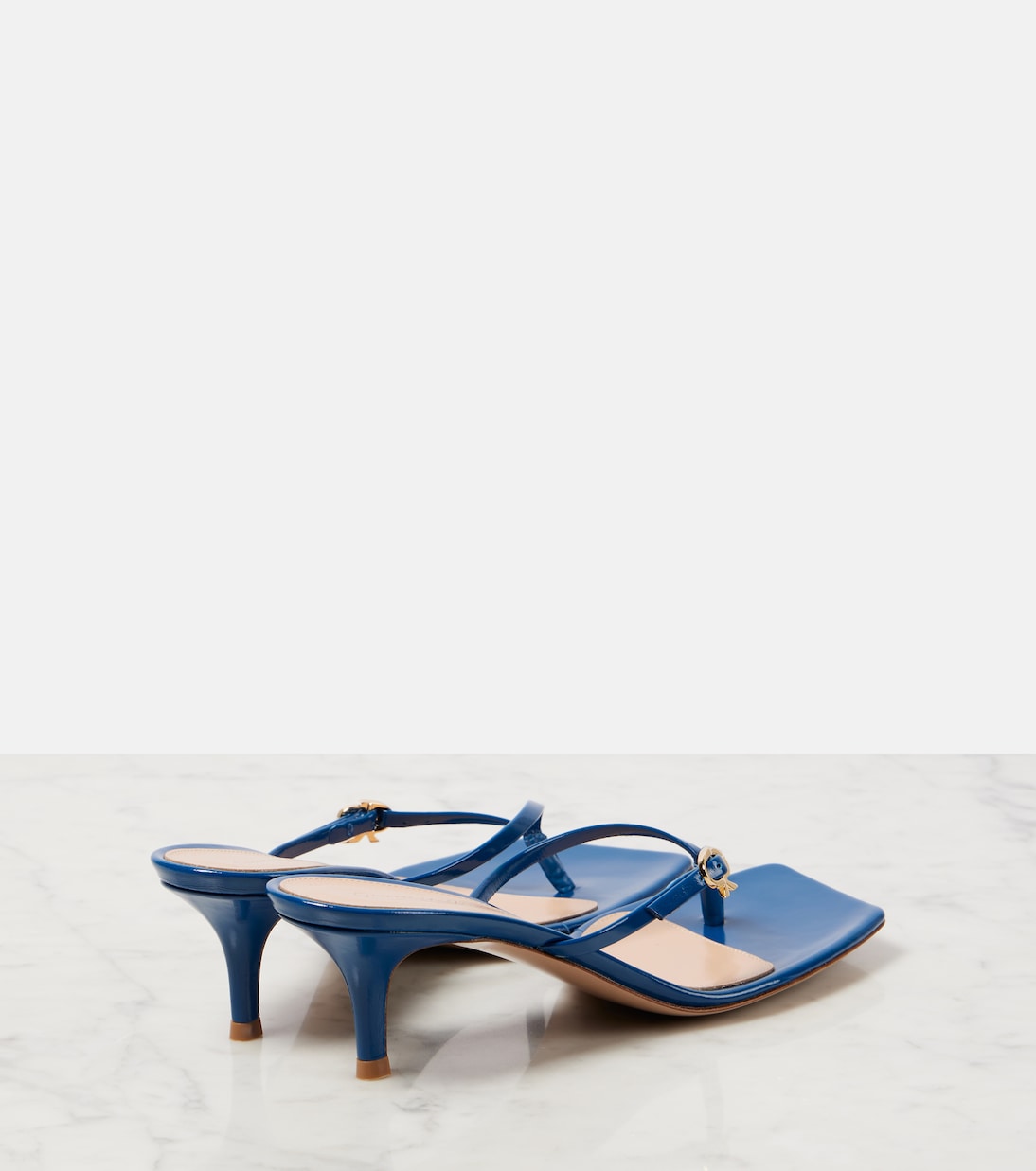 Sandalen Ribbon aus Lackleder | Gianvito Rossi