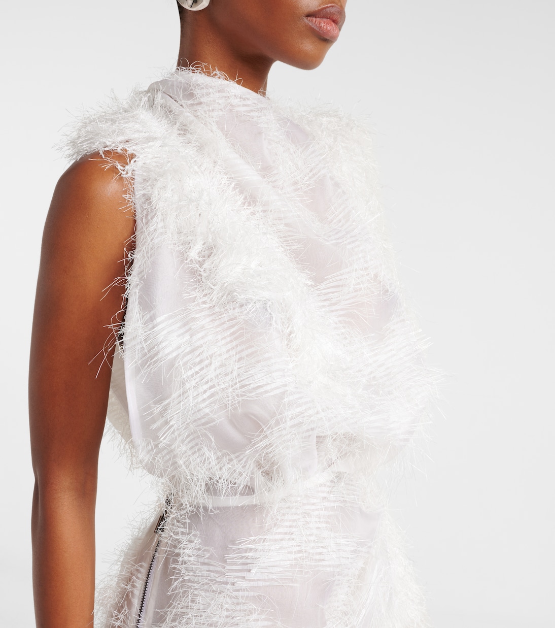 Alabaster silk-blend gown | Maticevski