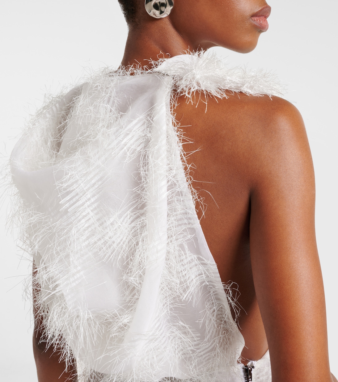 Alabaster silk-blend gown | Maticevski