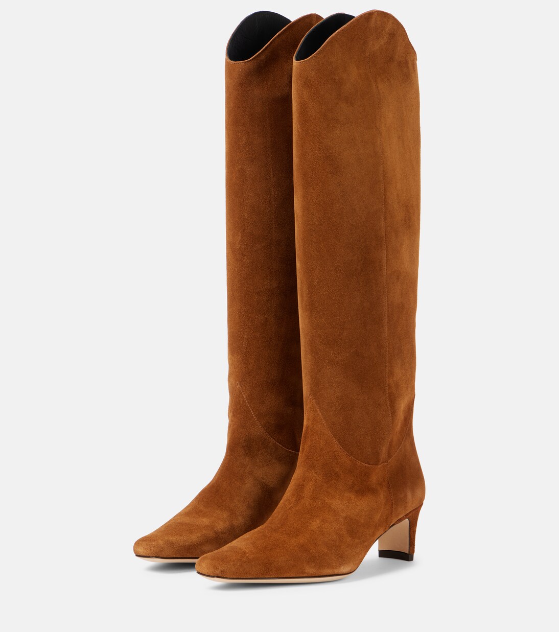 Western Wally 55 suede cowboy boots | Staud