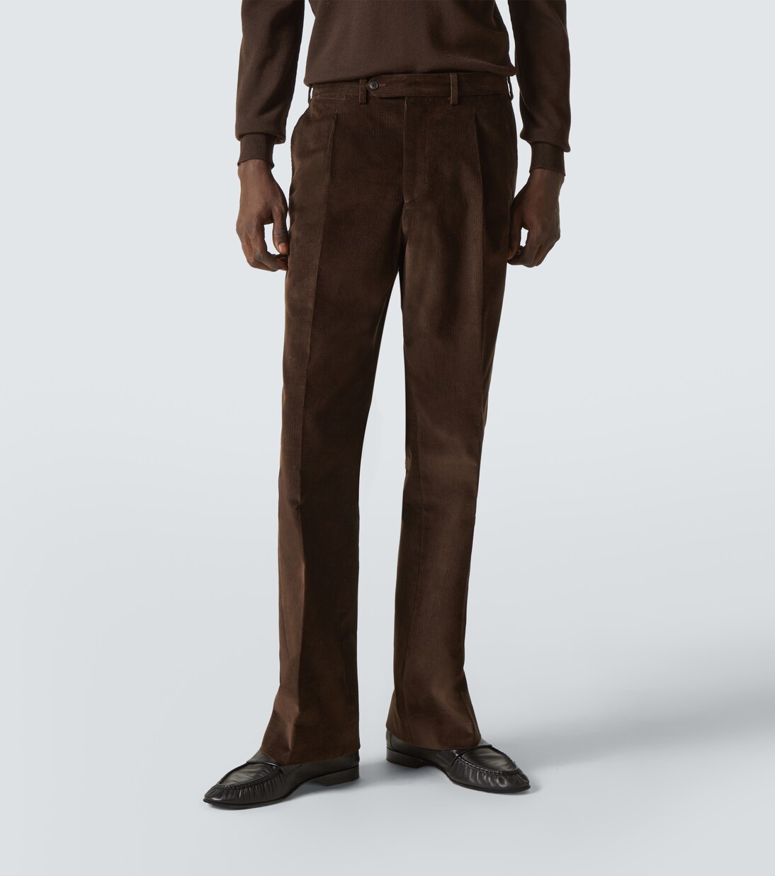 Amo cotton corduroy wide-leg pants | Saman Amel