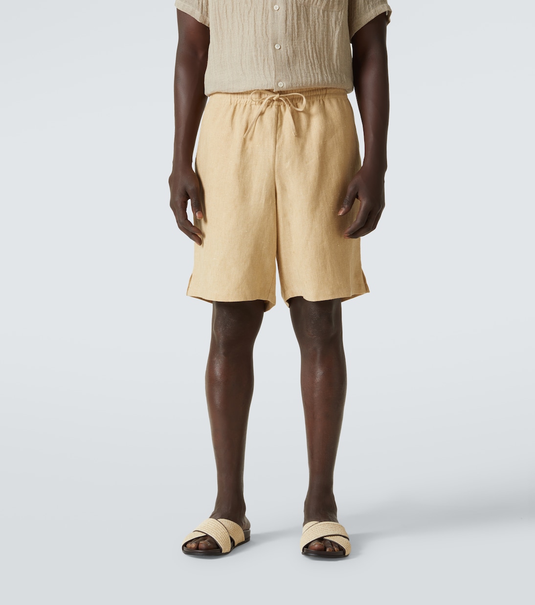 Betul linen shorts | Le Kasha