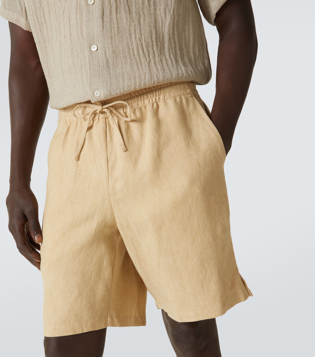 Betul linen shorts | Le Kasha