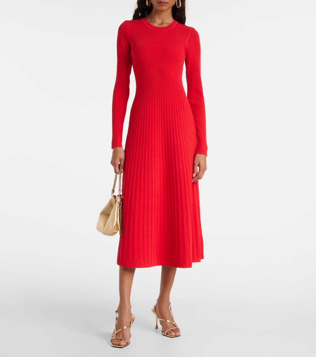 Nami ribbed-knit sweater dress | Veronica Beard