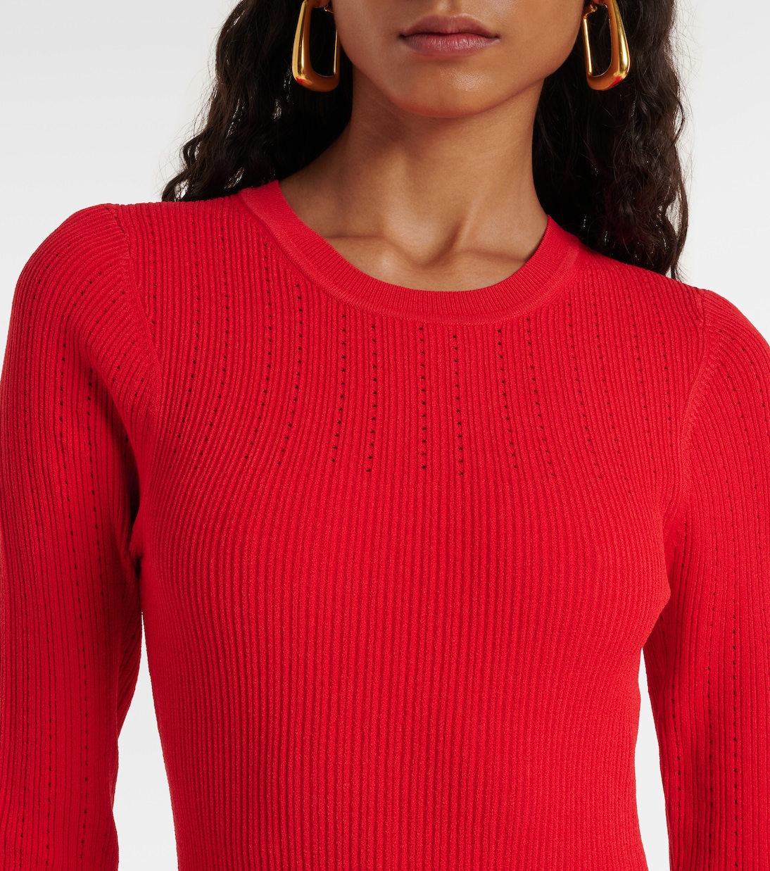 Nami ribbed-knit sweater dress | Veronica Beard