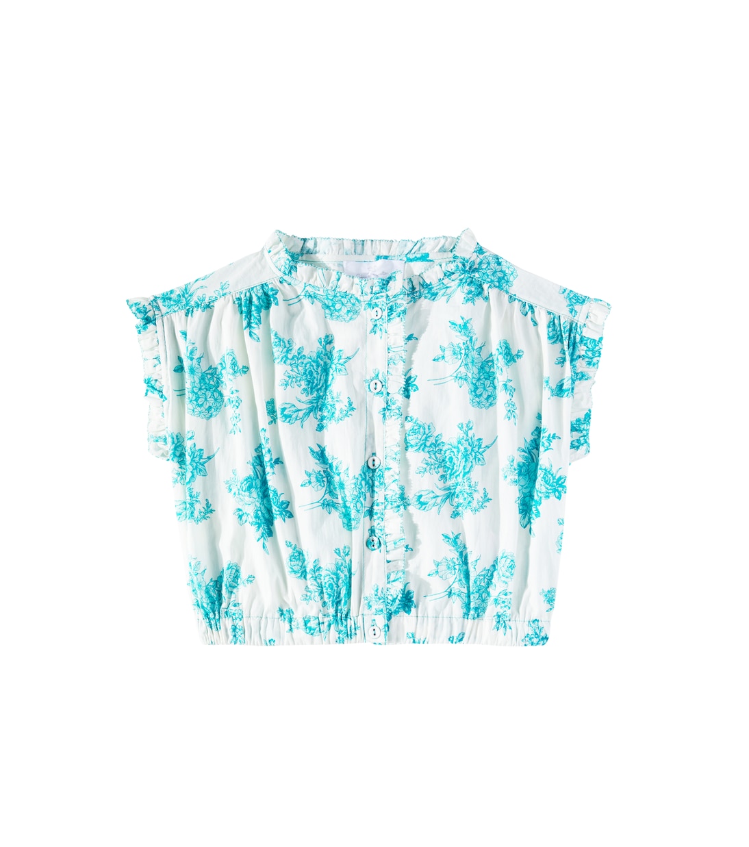 Top Anais imprimé en coton  | C'era Una Volta