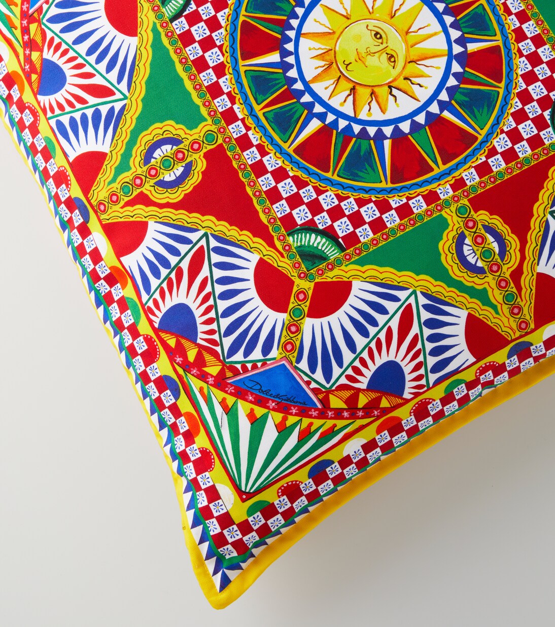 Medium printed canvas cushion | Dolce&Gabbana Casa