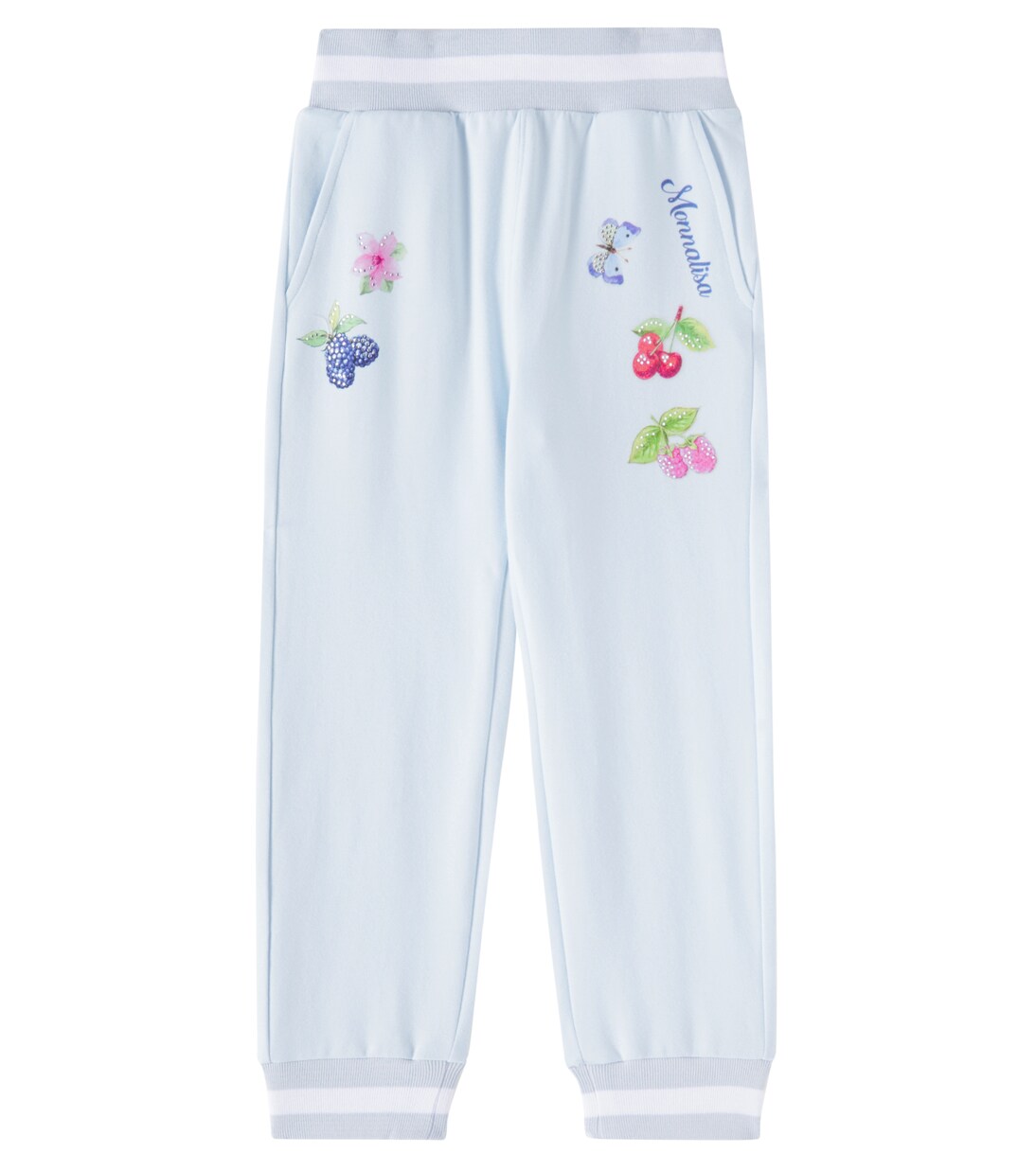 Printed cotton-blend sweatpants | Monnalisa