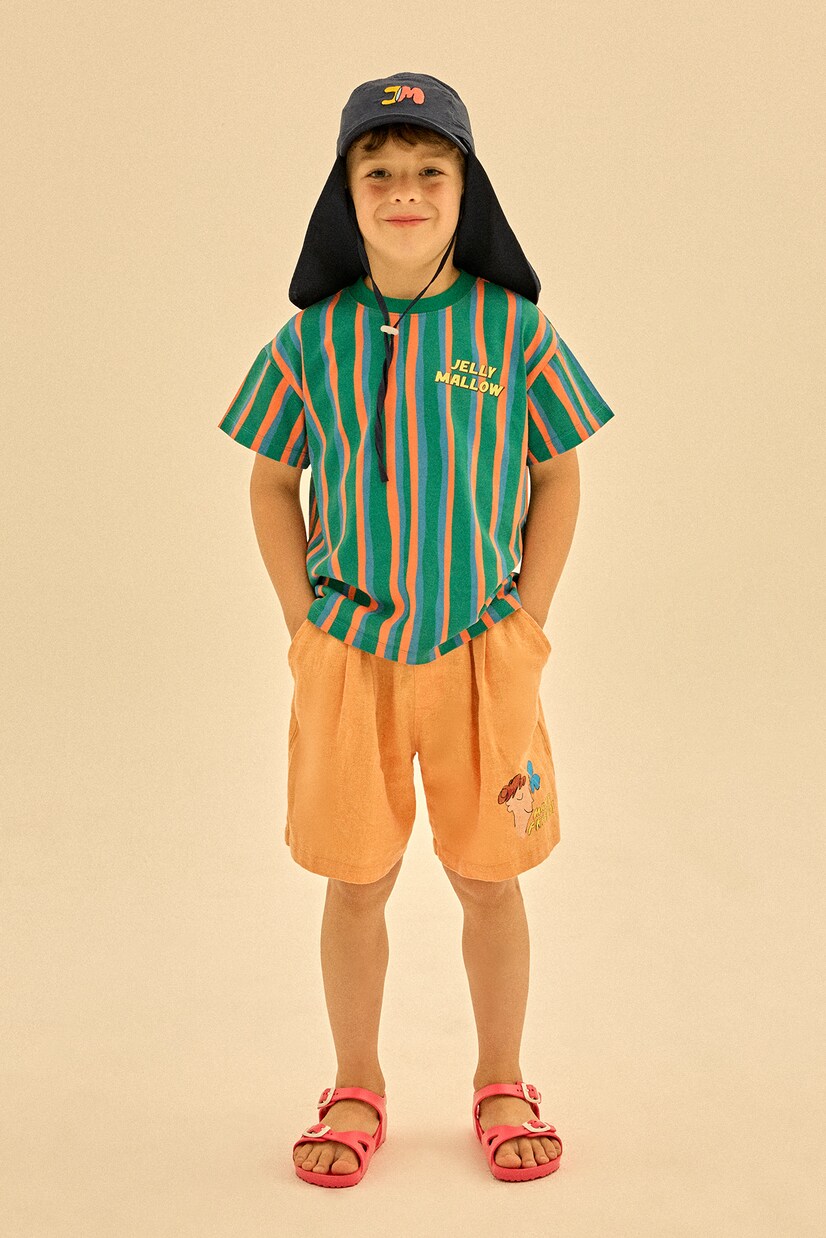 JM striped cotton jersey T-shirt | Jellymallow