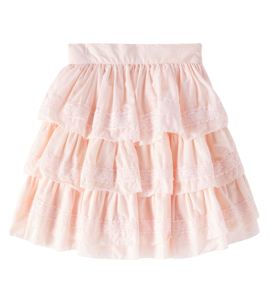 Gonna in cotone con pizzo | Petite Amalie  