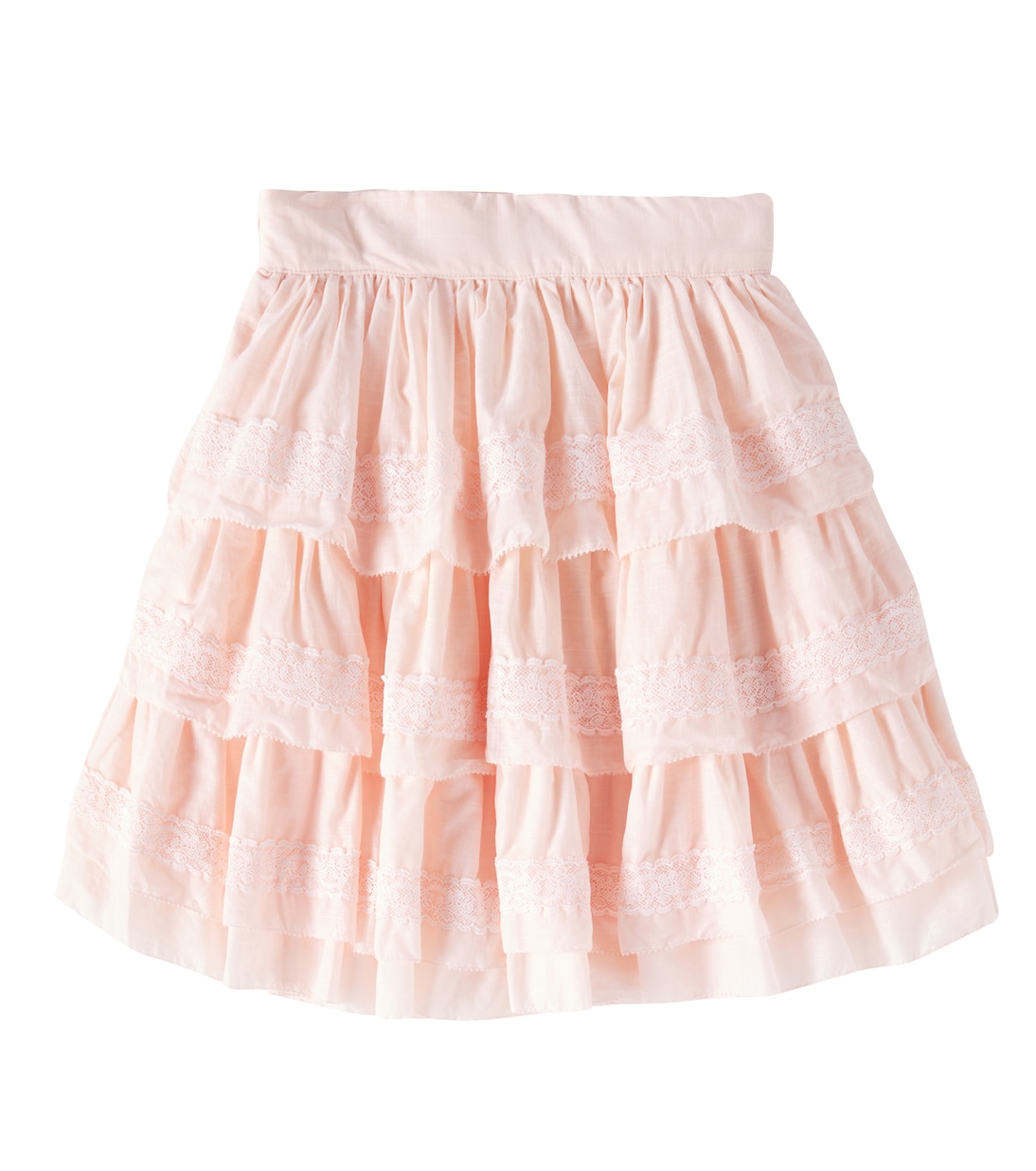 Gonna in cotone con pizzo | Petite Amalie  