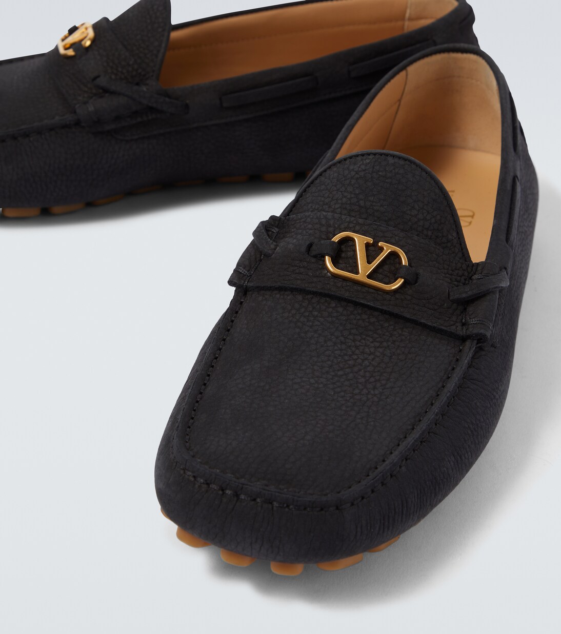 Fastaway VLogo suede driving shoes | Valentino Garavani