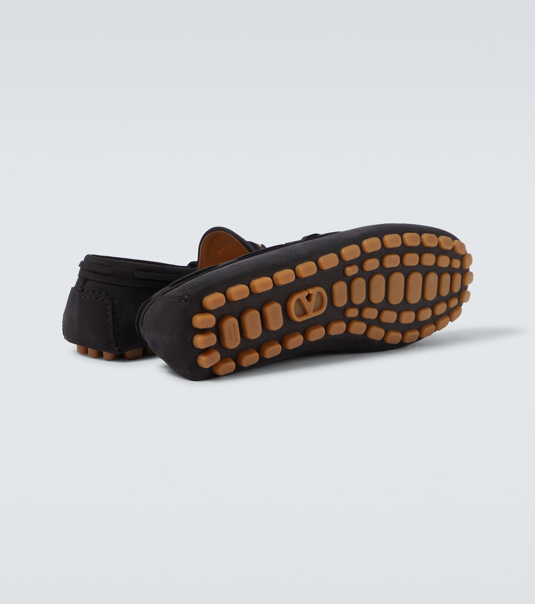 Fastaway VLogo suede driving shoes | Valentino Garavani