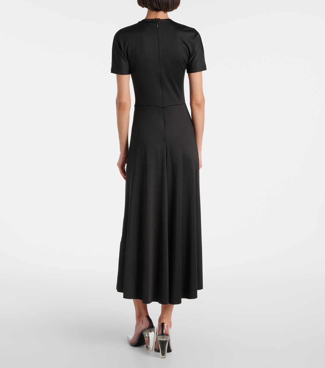 Gathered midi dress | Victoria Beckham