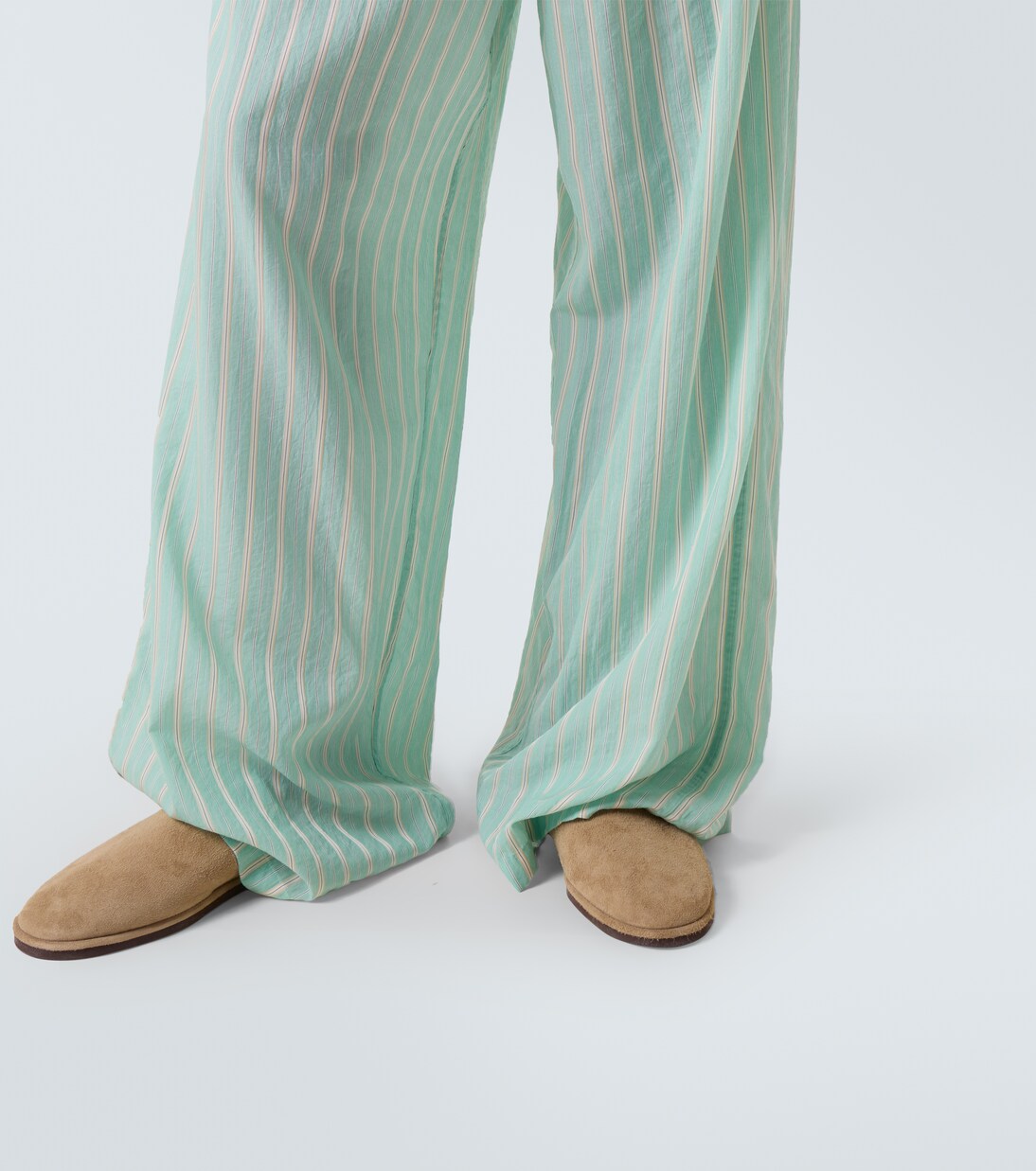 Striped mid-rise pajama pants | Balenciaga