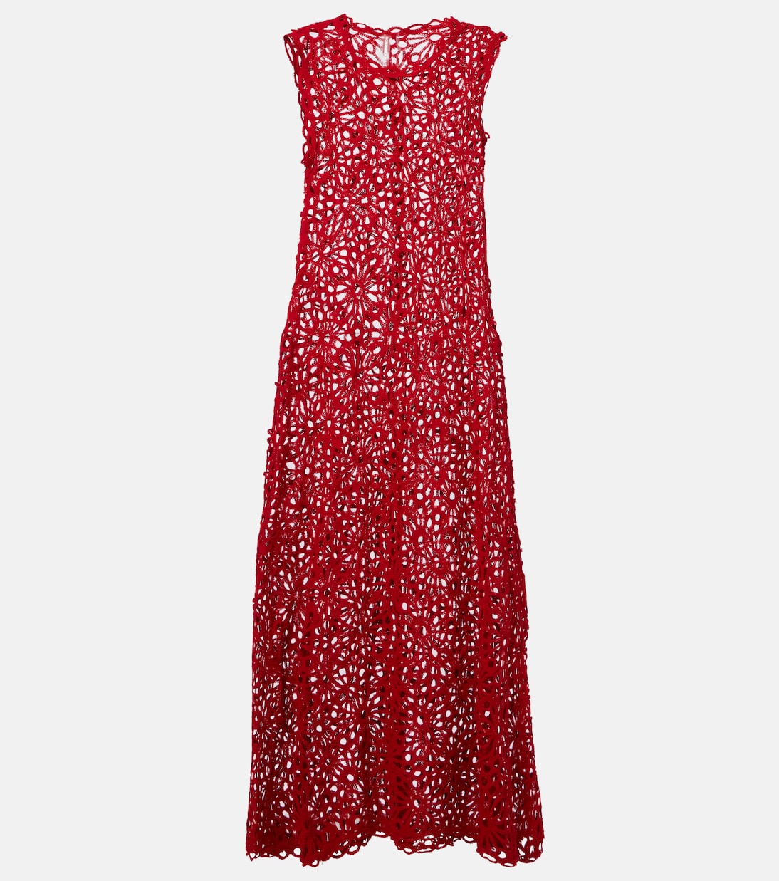 Maxikleid aus Häkelstrick | Norma Kamali