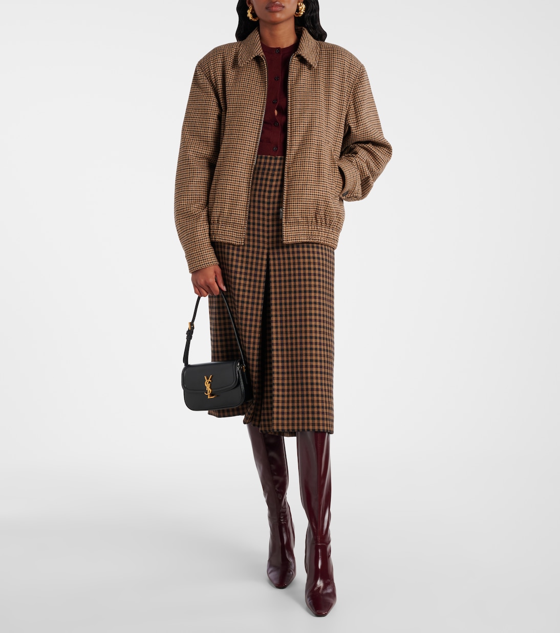 Solferino Mini leather shoulder bag | Saint Laurent