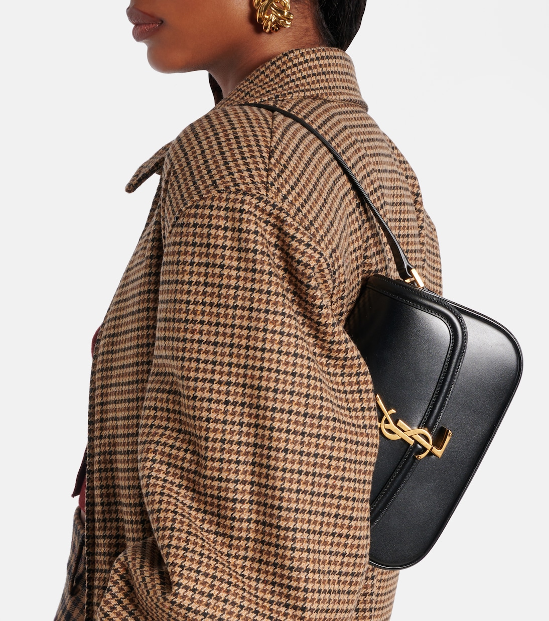 Solferino Mini leather shoulder bag | Saint Laurent