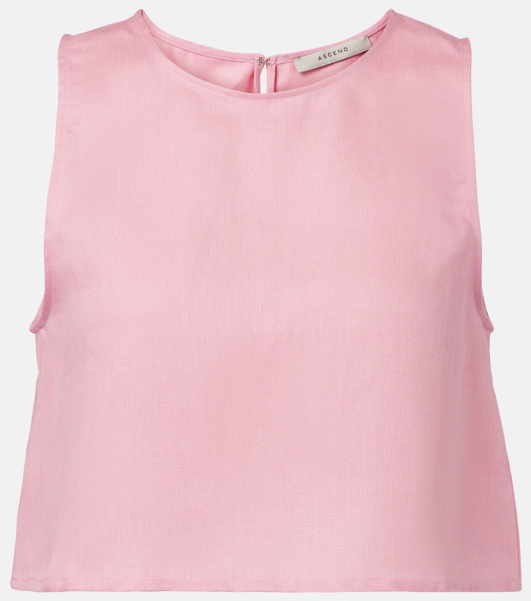 Crop top Kobe de lino | Asceno