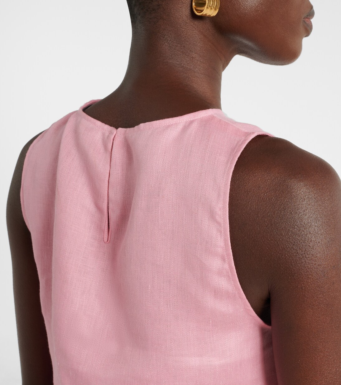 Crop top Kobe de lino | Asceno