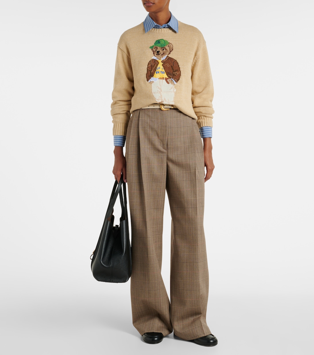 Pullover Polo Bear in cotone con intarsio | Polo Ralph Lauren