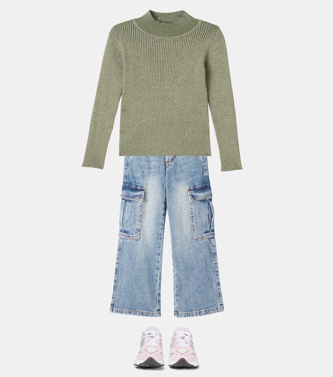 Ginevra cotton-blend lamé sweater | Molo