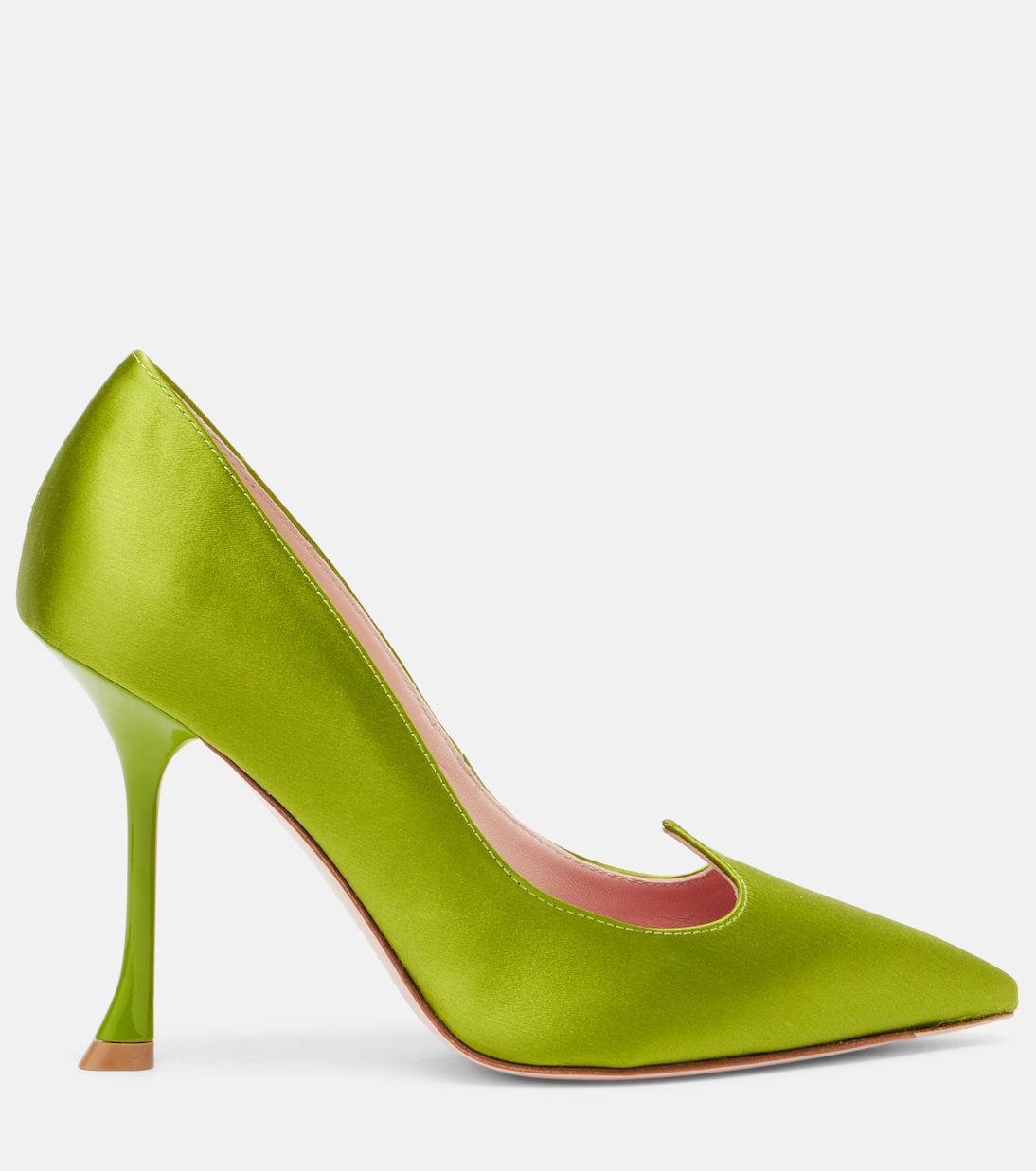 I Love Vivier 100 satin pumps | Roger Vivier