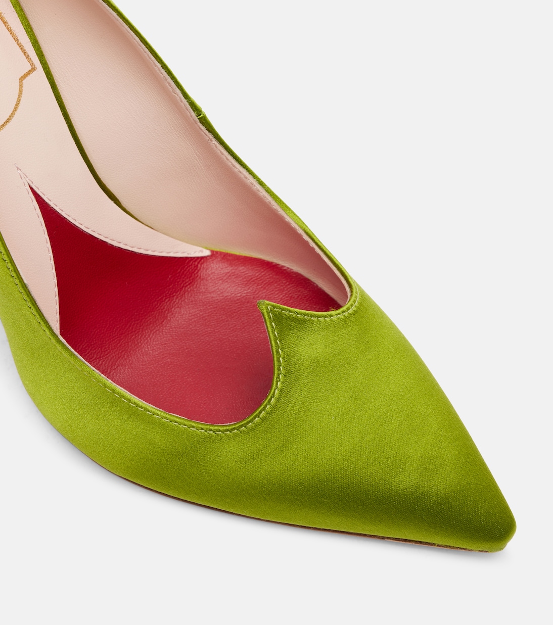 I Love Vivier 100 satin pumps | Roger Vivier