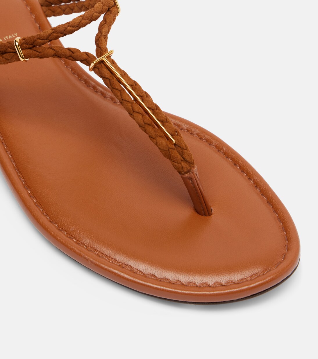 Sandalen aus Leder und Veloursleder | Tom Ford