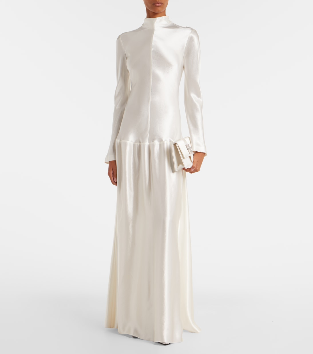 Robe longue Mila en satin | Fforme