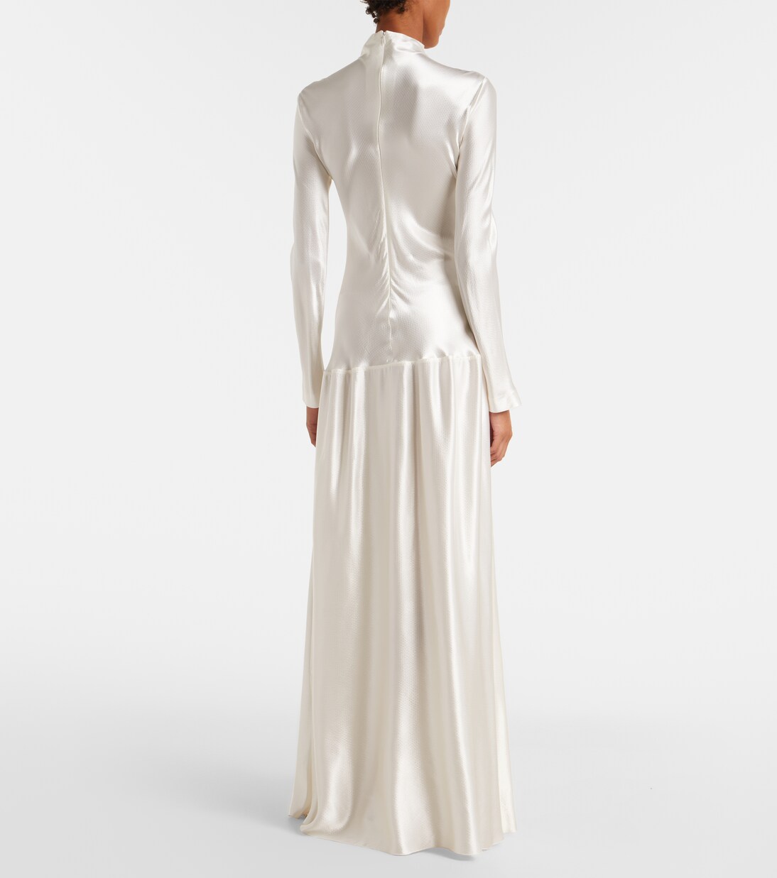 Robe longue Mila en satin | Fforme