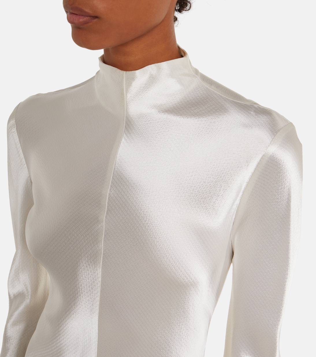 Robe longue Mila en satin | Fforme