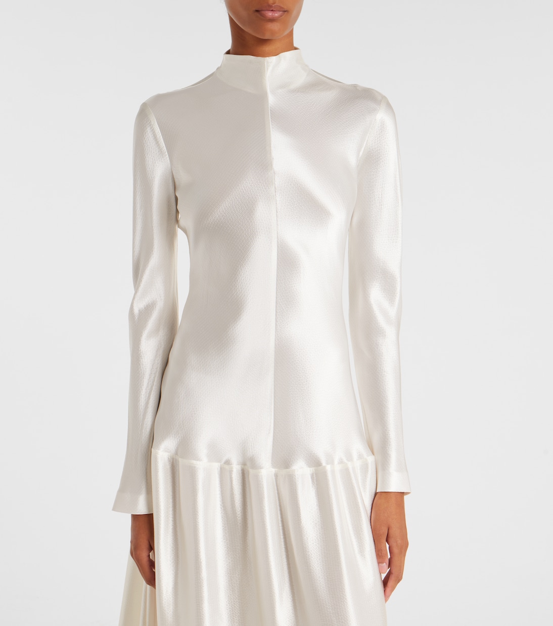 Robe longue Mila en satin | Fforme