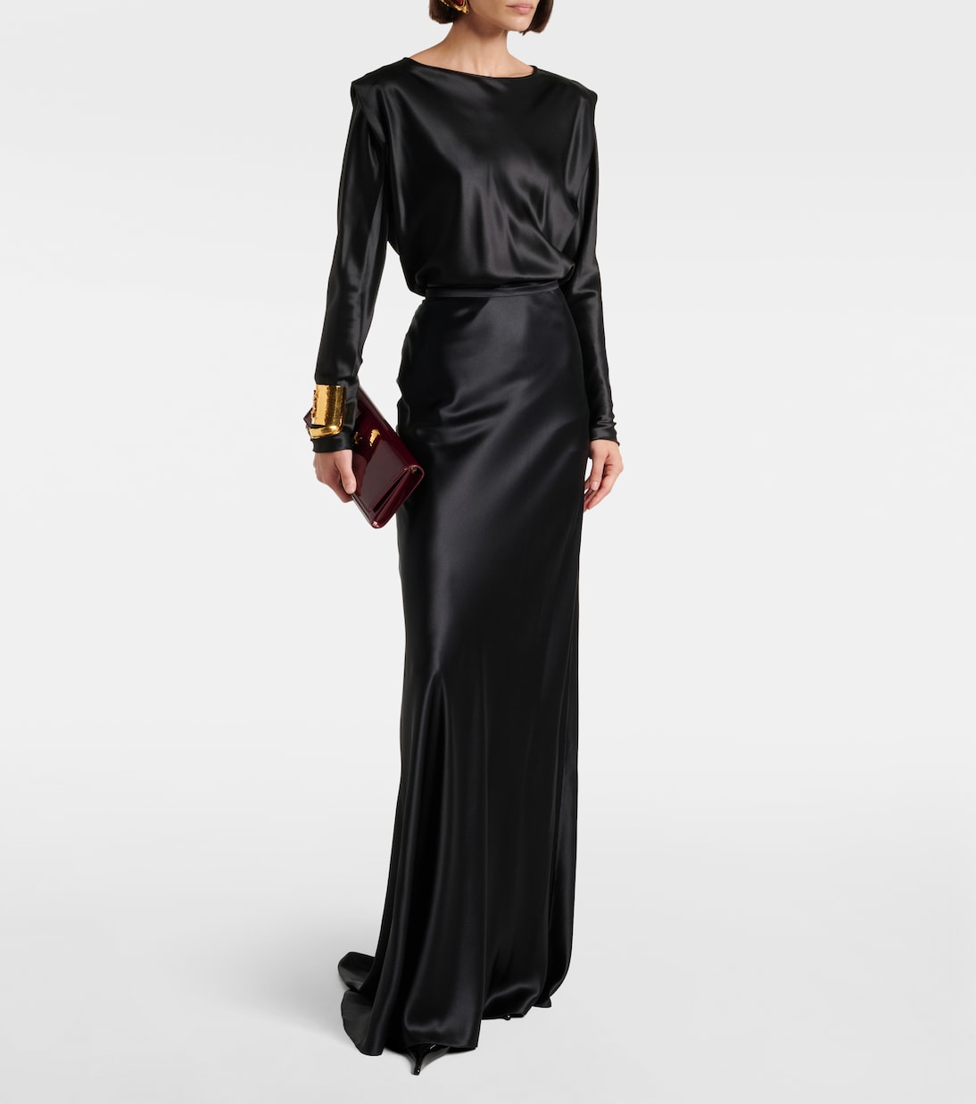 Maxirock aus Seide | Saint Laurent