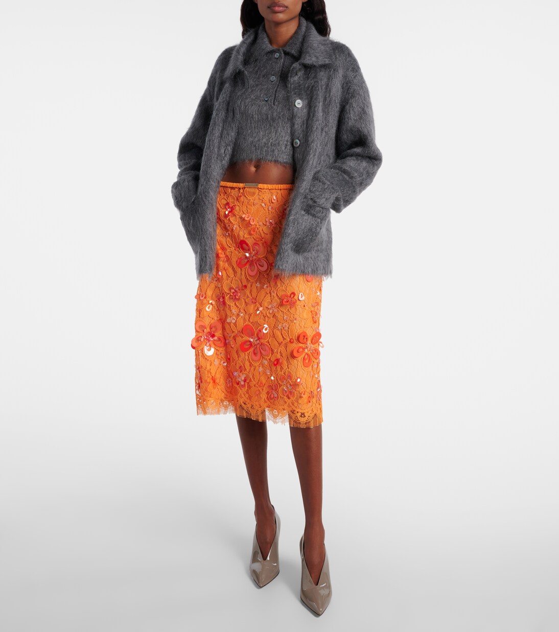 Polopullover aus einem Mohairgemisch | Gucci