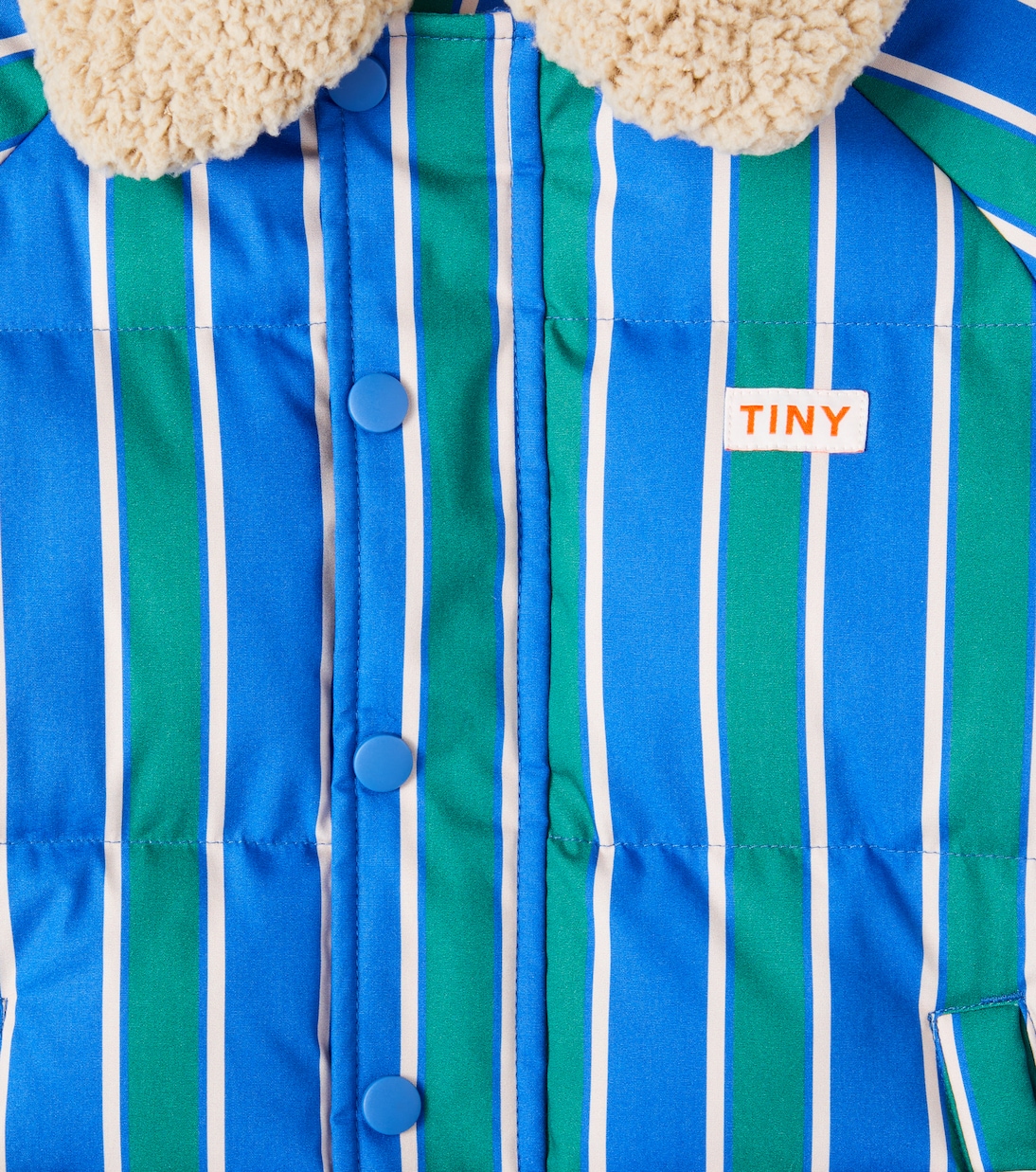 Wattierte Jacke mit Teddyfleece | Tinycottons