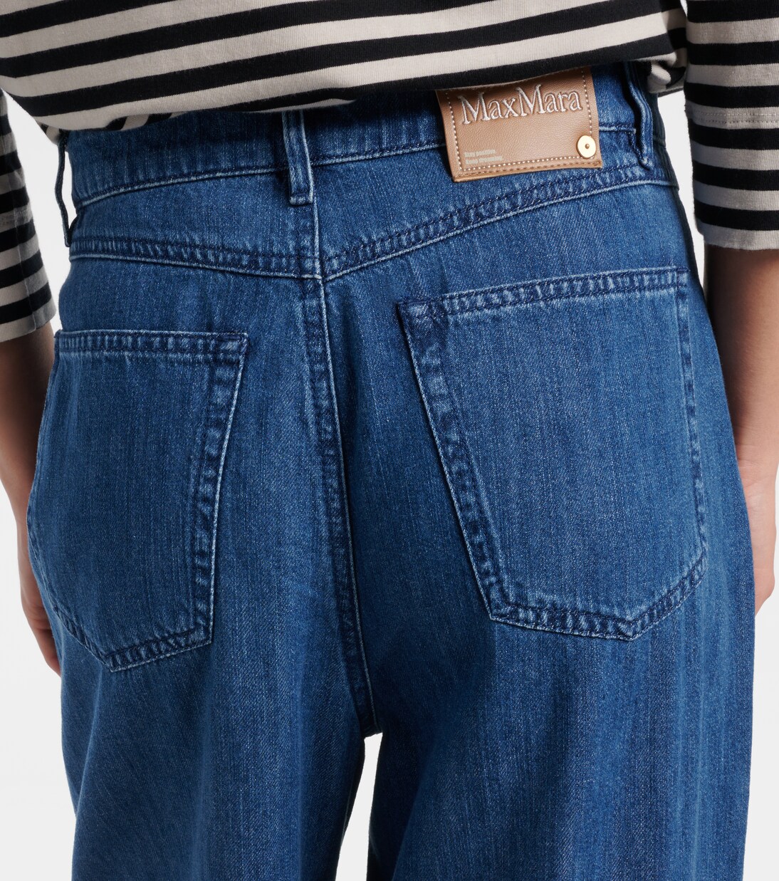 High-rise wide-leg jeans | 'S Max Mara