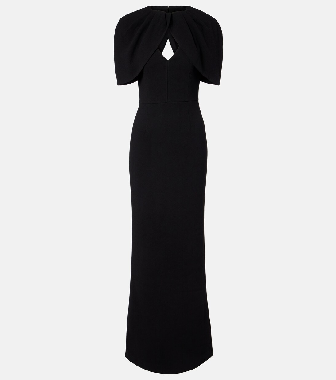 Robe longue Cameron en crêpe | Rebecca Vallance