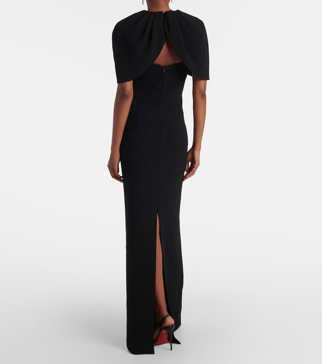 Robe longue Cameron en crêpe | Rebecca Vallance