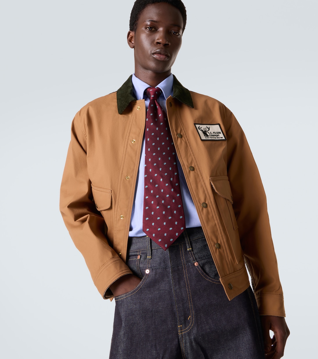 Paisley silk tie | Junya Watanabe