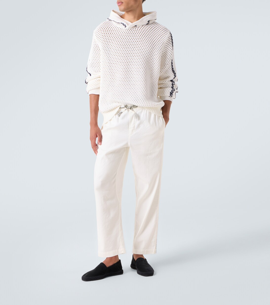 Sonoran linen-blend straight pants | Orlebar Brown