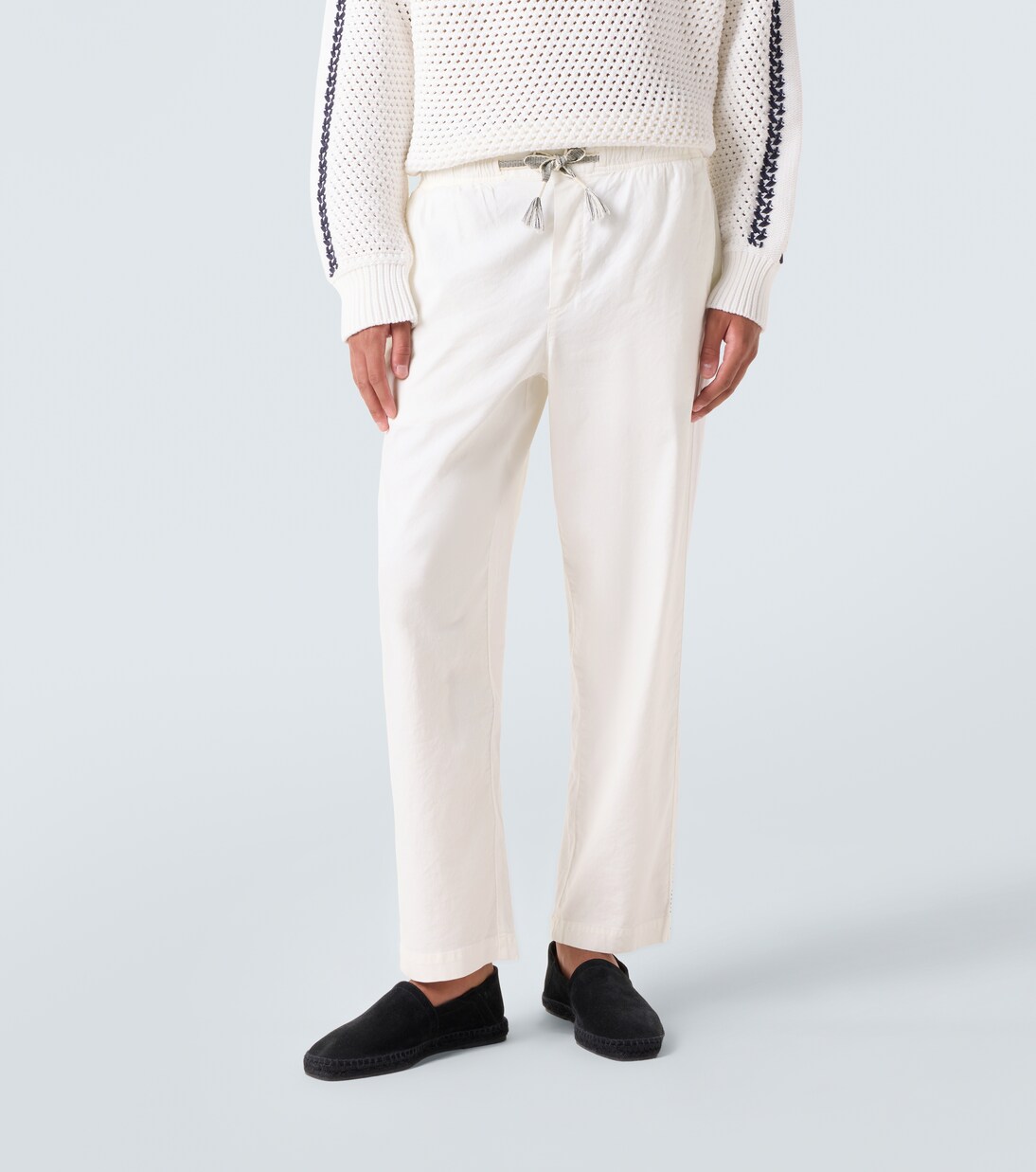 Sonoran linen-blend straight pants | Orlebar Brown