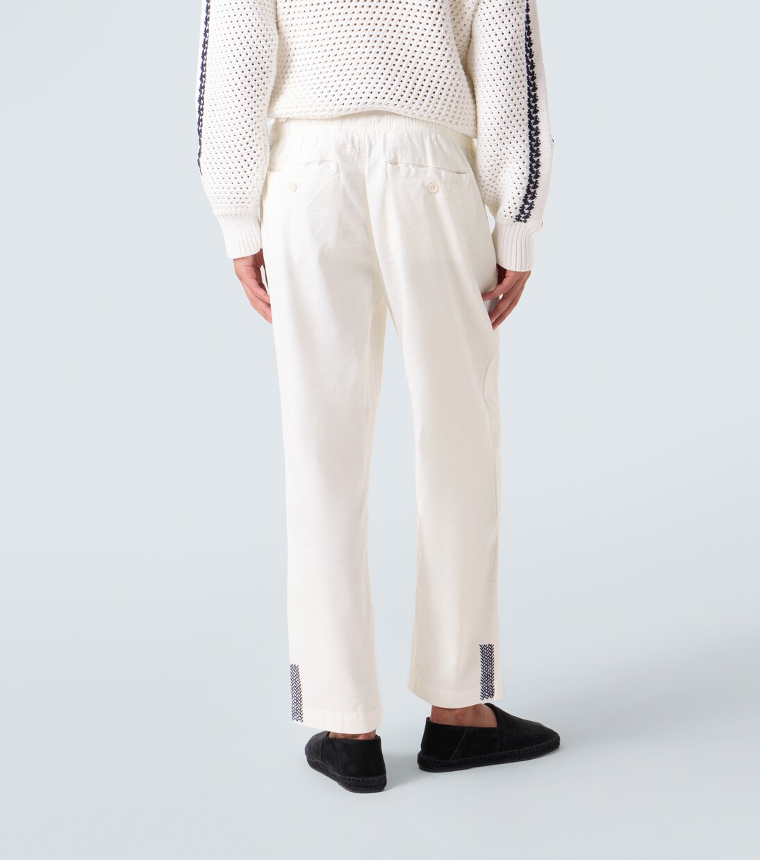 Sonoran linen-blend straight pants | Orlebar Brown