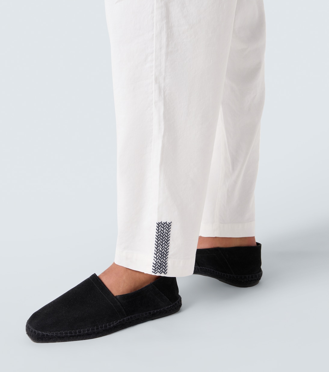 Sonoran linen-blend straight pants | Orlebar Brown