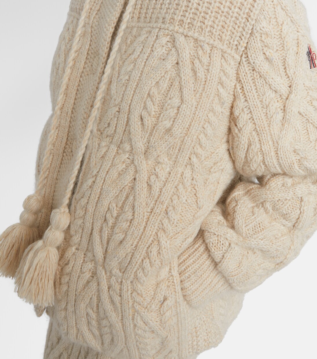 Melgven wool and mohair-blend down cardigan | Moncler Grenoble